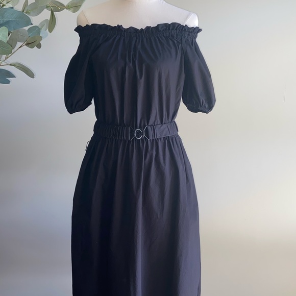 Basque Dresses & Skirts - BASQUE Off Shoulder Cotton Dress Size 8